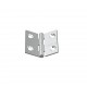NICKEL PLATED BRASS FLAT HINGE 30x30 ITALY